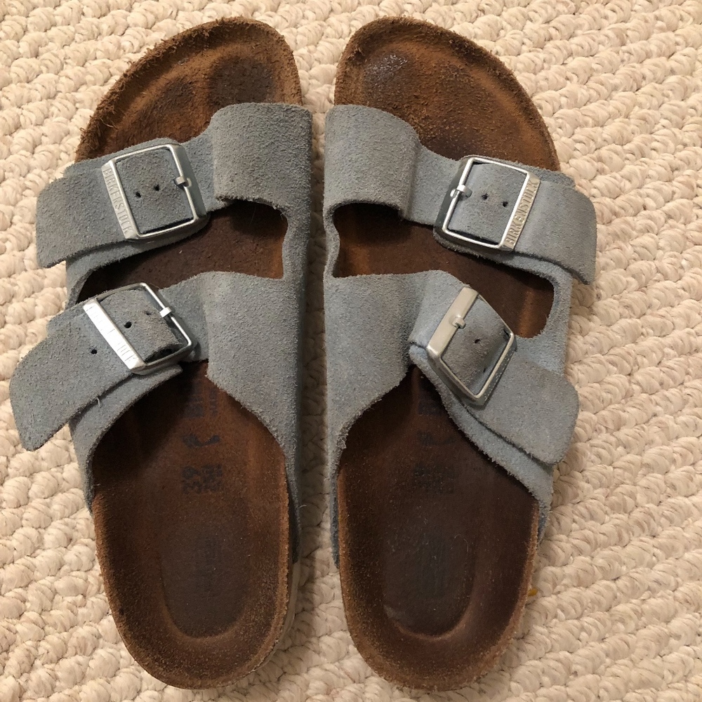 Women's Baby Blue Birkenstocks Size 39
